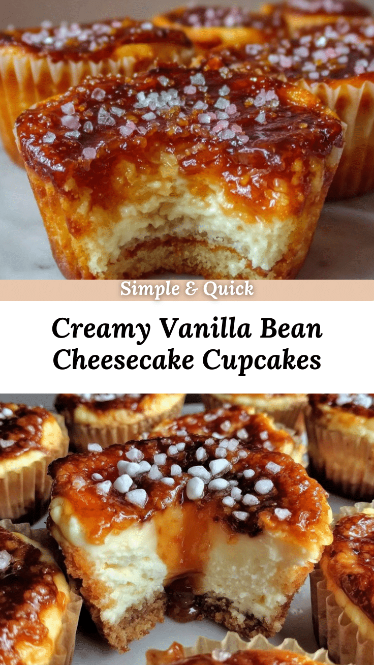 Crème Brûlée Cheesecake Cupcakes recipe