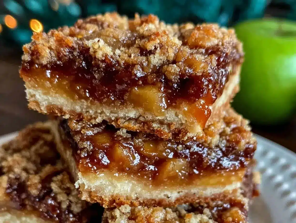 crispy apple crisp bars preparation steps