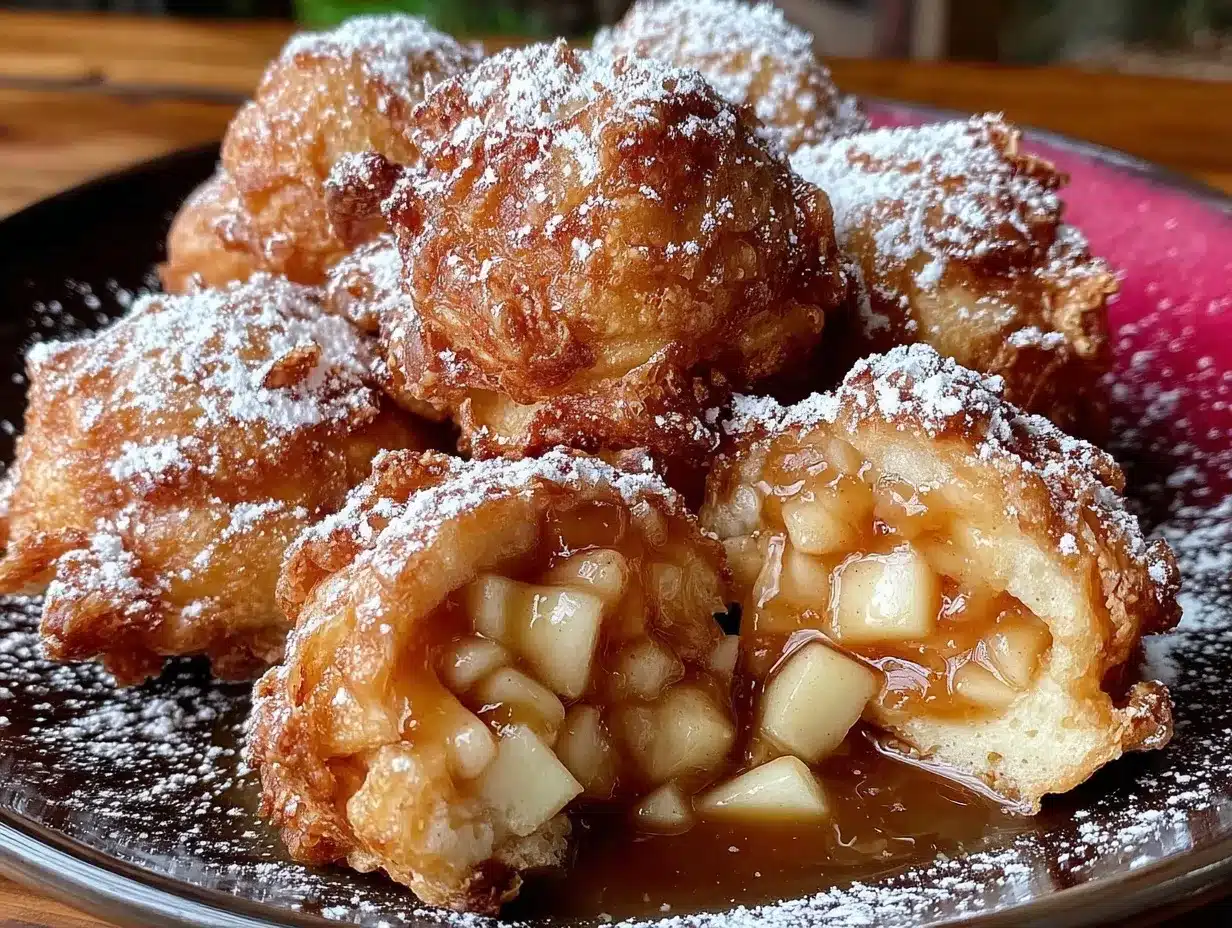 crispy apple pie bombs preparation steps