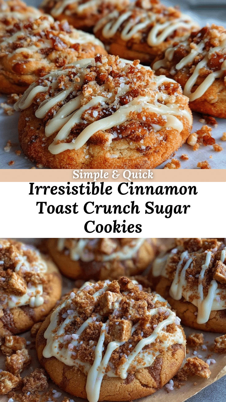crispy cinnamon toast crunch sugar cookies recipe