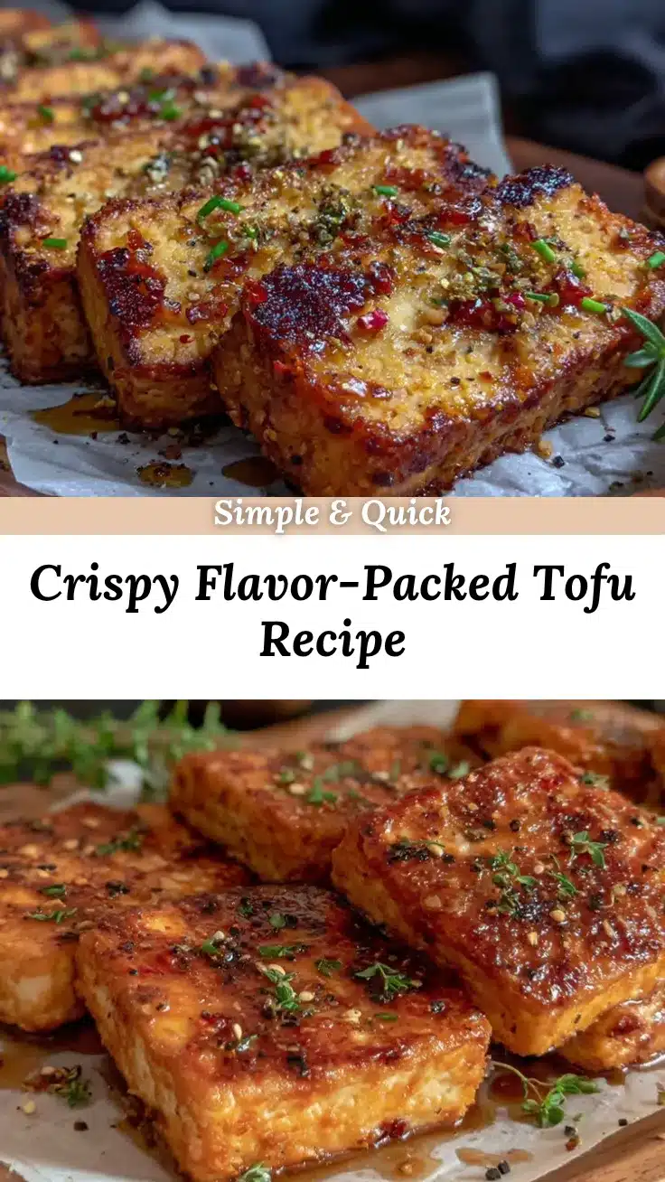 crispy cooked tofu recipe