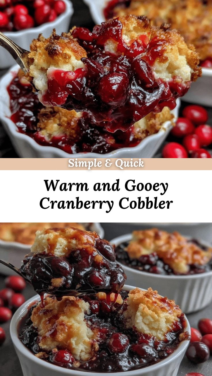 crispy cranberry cobbler recipe