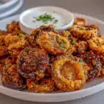 crispy fried mushrooms - featured image