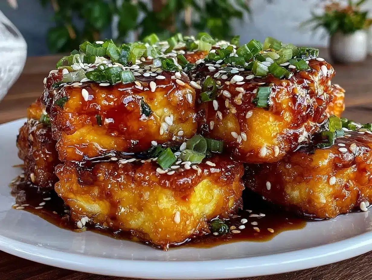 crispy honey garlic tofu preparation steps