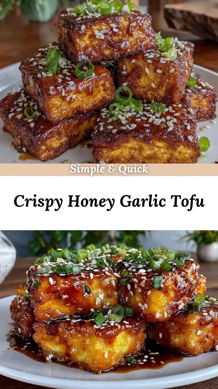 crispy honey garlic tofu recipe