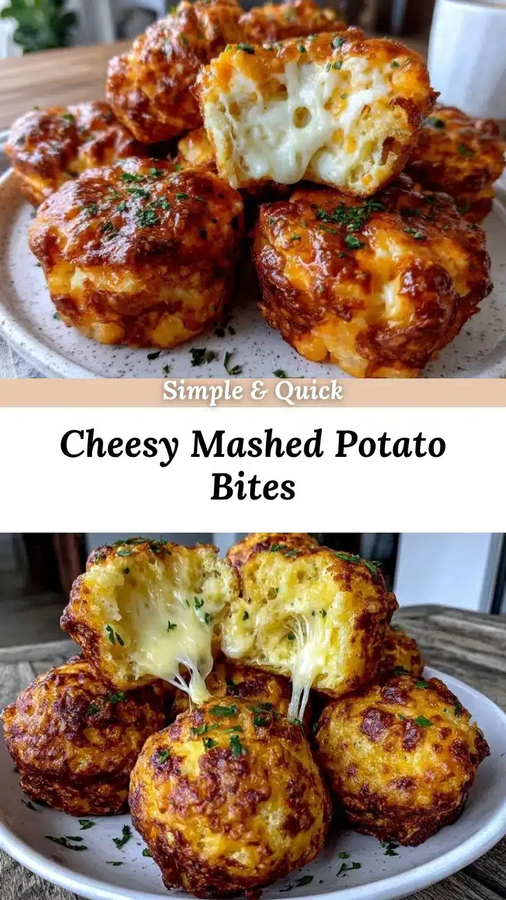 Crispy Mashed Potato Cheese Puffs recipe