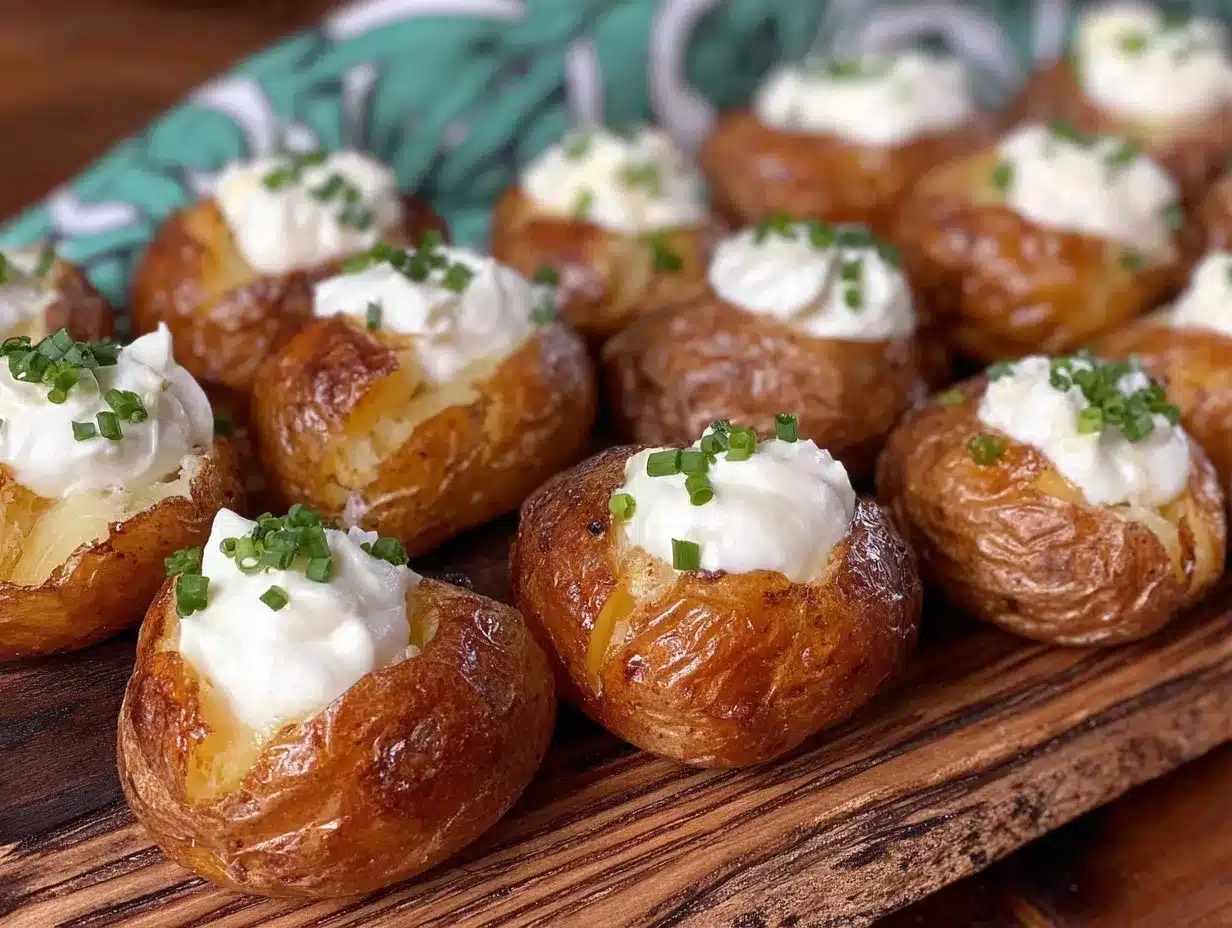 Crispy Mini Baked Potatoes preparation steps
