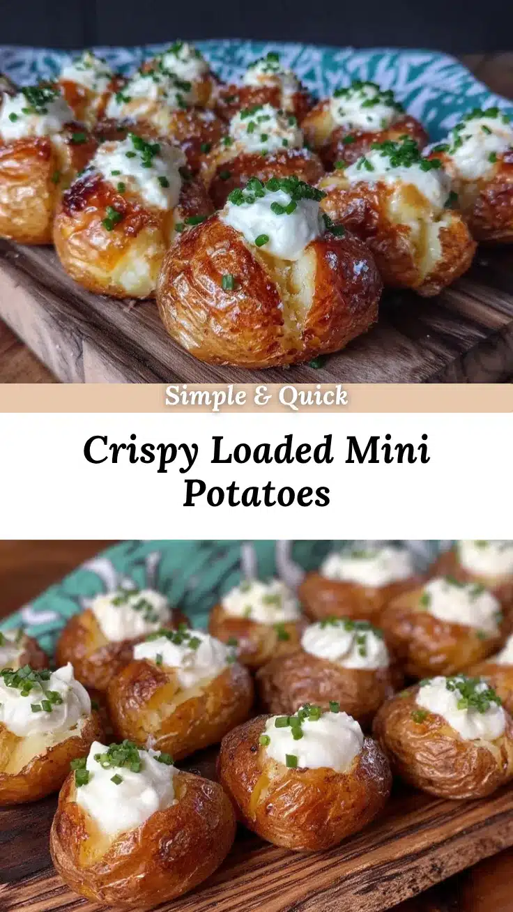 Crispy Mini Baked Potatoes recipe