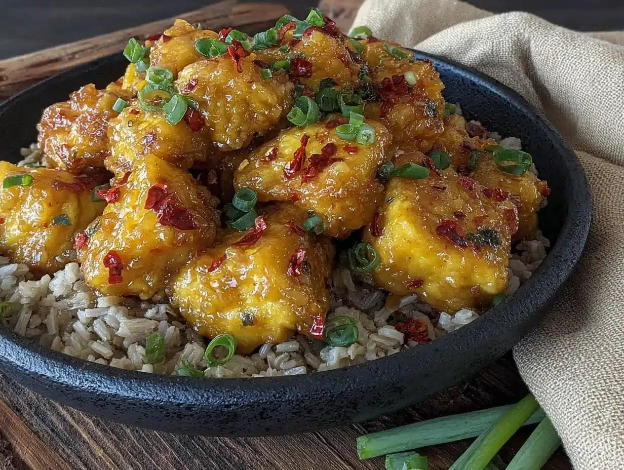 crispy vegan orange tofu preparation steps