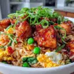 crockpot teriyaki chicken fried rice - featured image