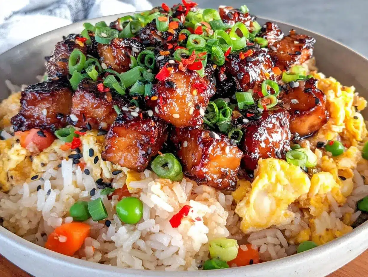 crockpot teriyaki chicken fried rice preparation steps