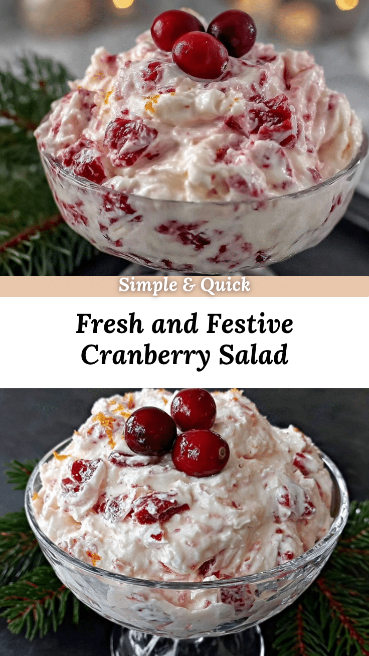 Fluffy Cranberry Salad recipe
