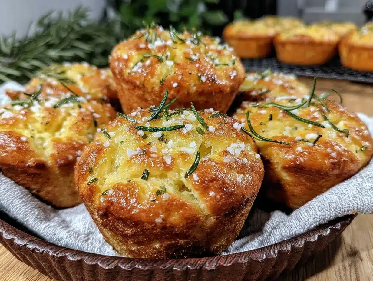 focaccia muffins preparation steps