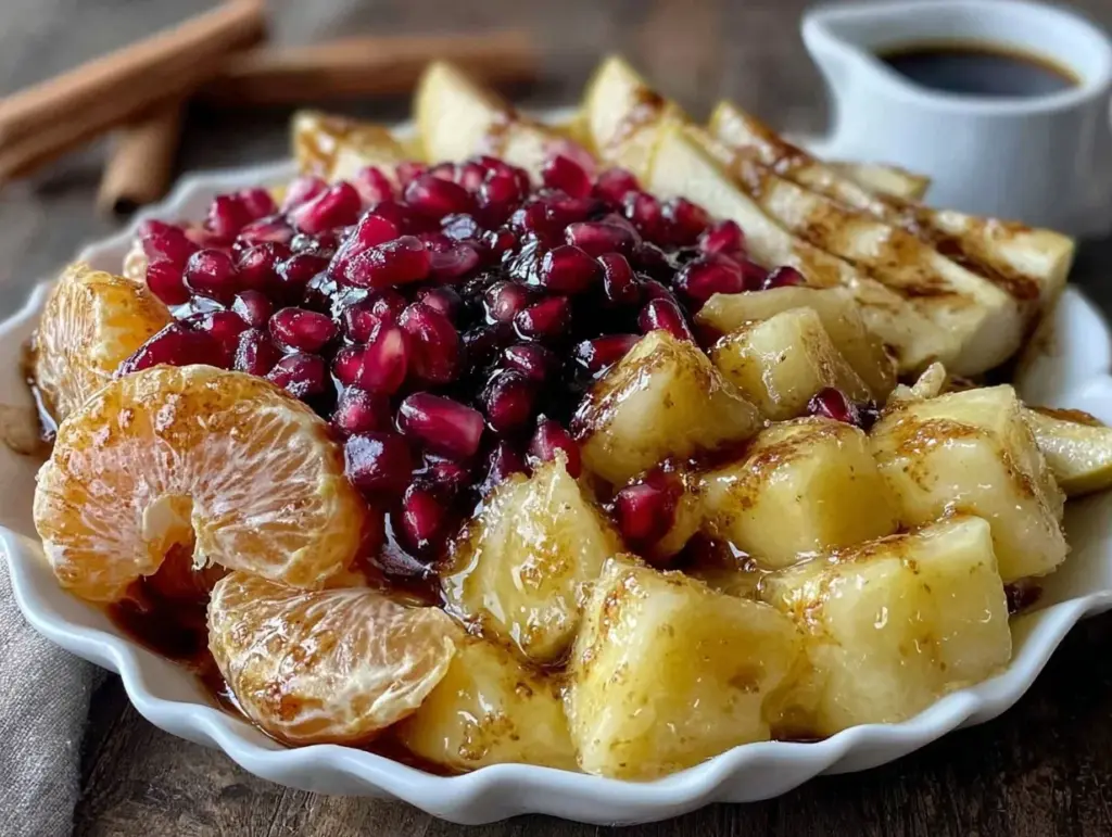 fresh winter fruit salad - featured image