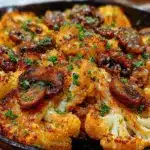 garlic cauliflower skillet - featured image