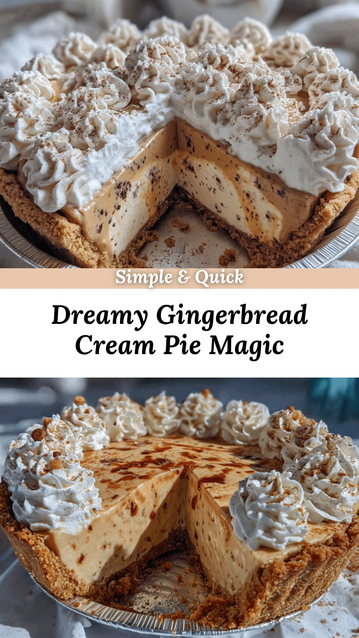 gingerbread cream pie recipe