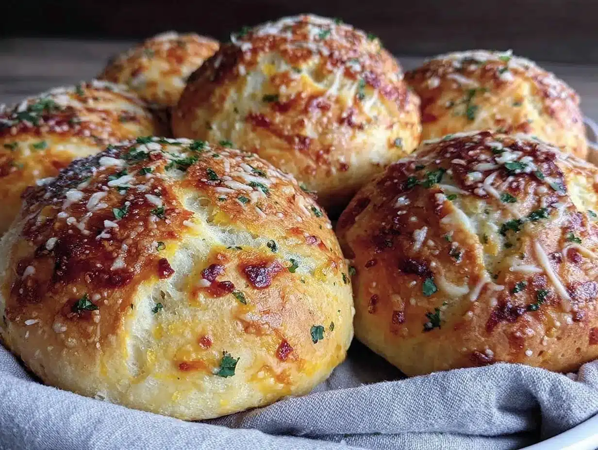 Gluten-Free Garlic Parmesan Dinner Rolls preparation steps