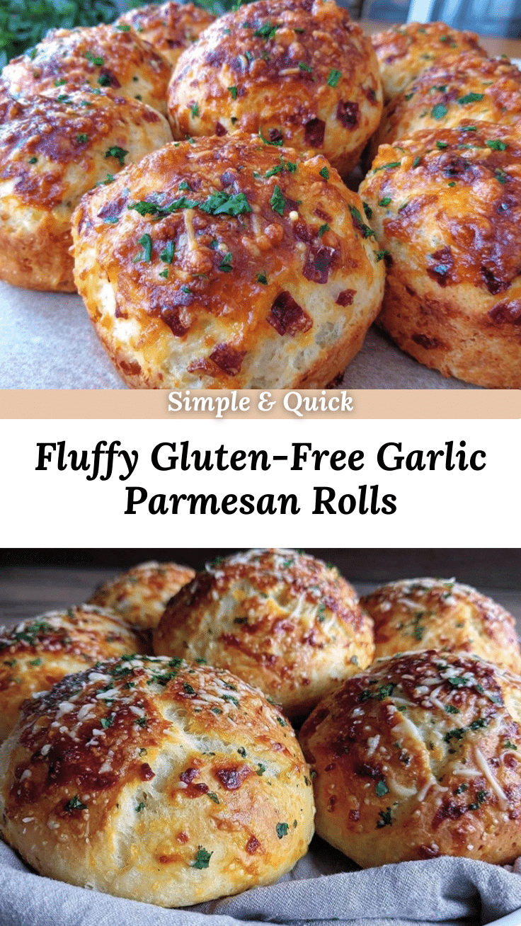 Gluten-Free Garlic Parmesan Dinner Rolls recipe