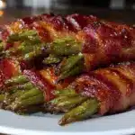 green bean bacon bundles - featured image