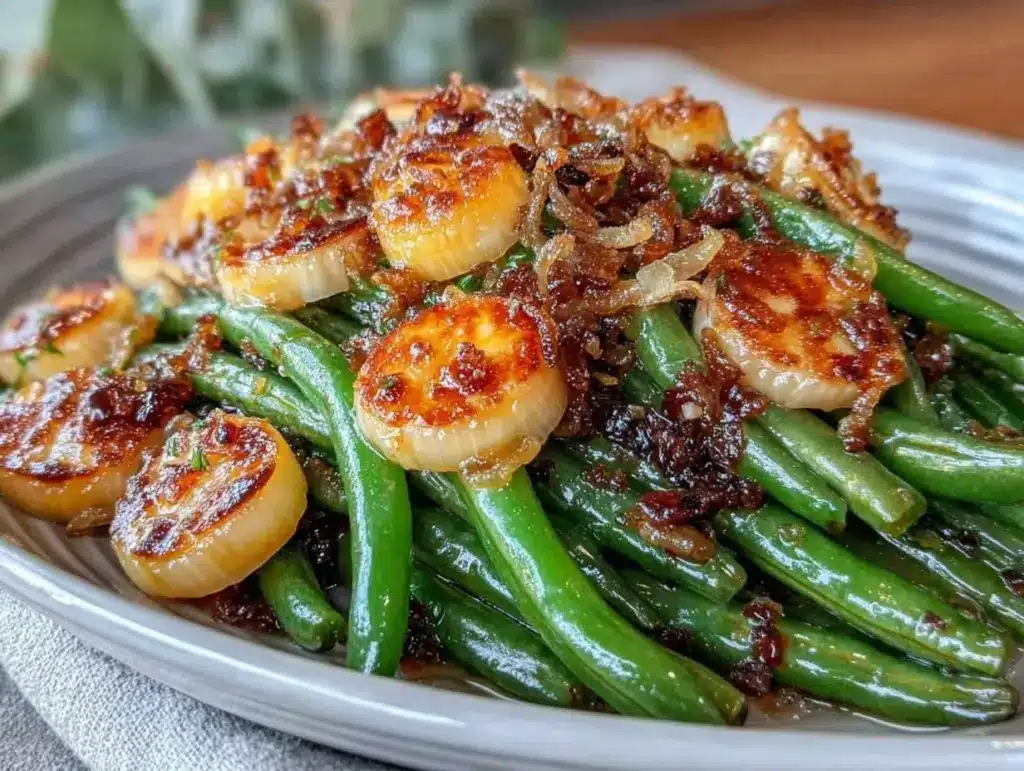 green beans almondine - featured image
