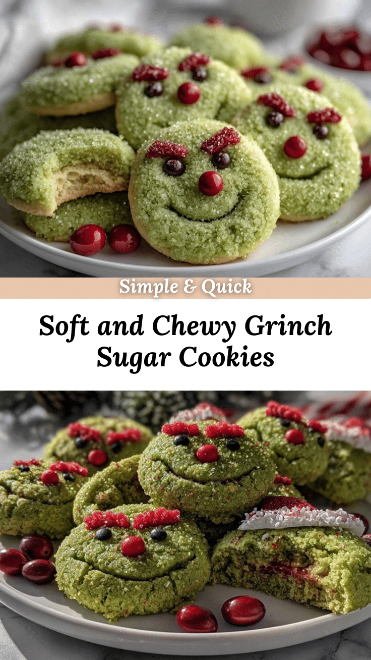 Grinch Sugar Cookies recipe