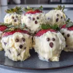 Halloween Ghost Strawberry Cheesecake Bites - featured image