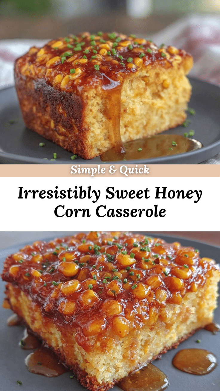 honey-glazed corn casserole recipe