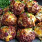 jalapeño popper sausage balls - featured image