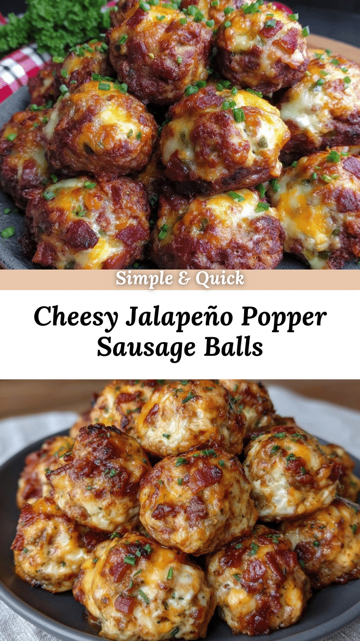 jalapeño popper sausage balls recipe