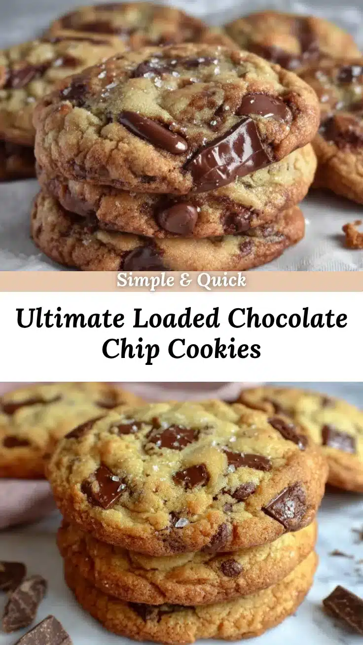 loaded chocolate chip cookies recipe