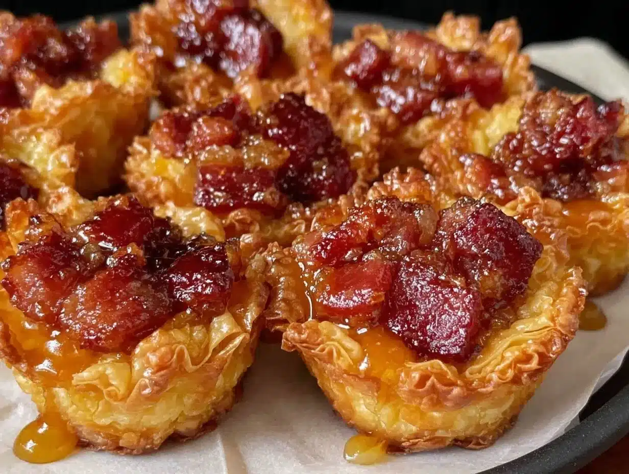 maple caramel bacon crack bites preparation steps