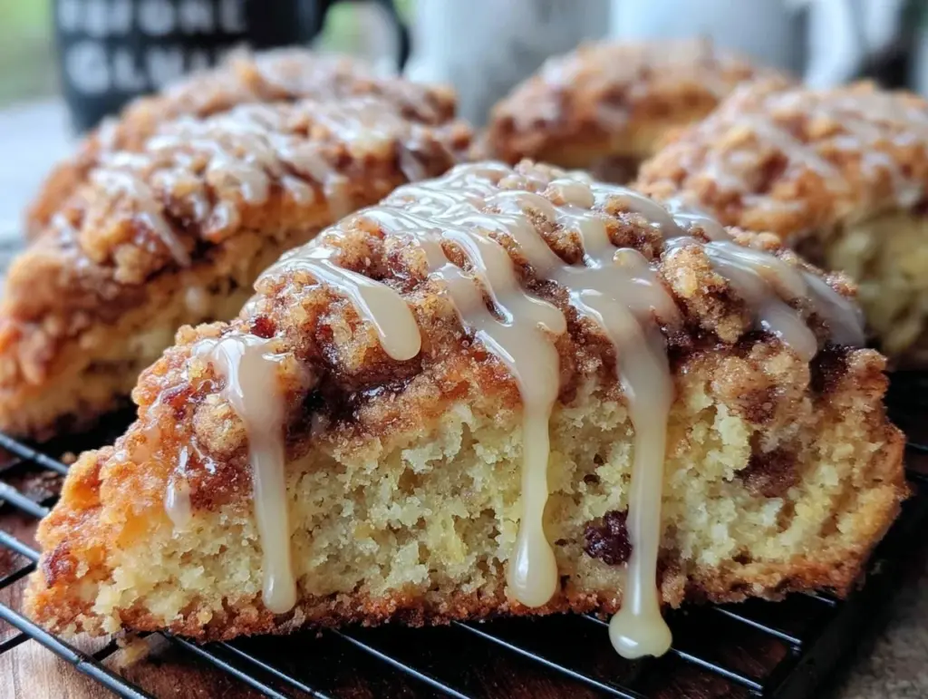 maple glazed scones - featured image