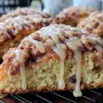 maple glazed scones - featured image