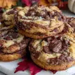 marble chocolate chip cookies - featured image