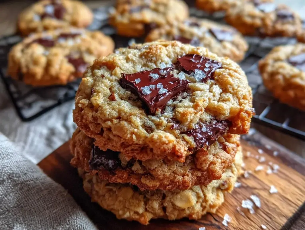 oatmeal chocolate chip cookies - featured image