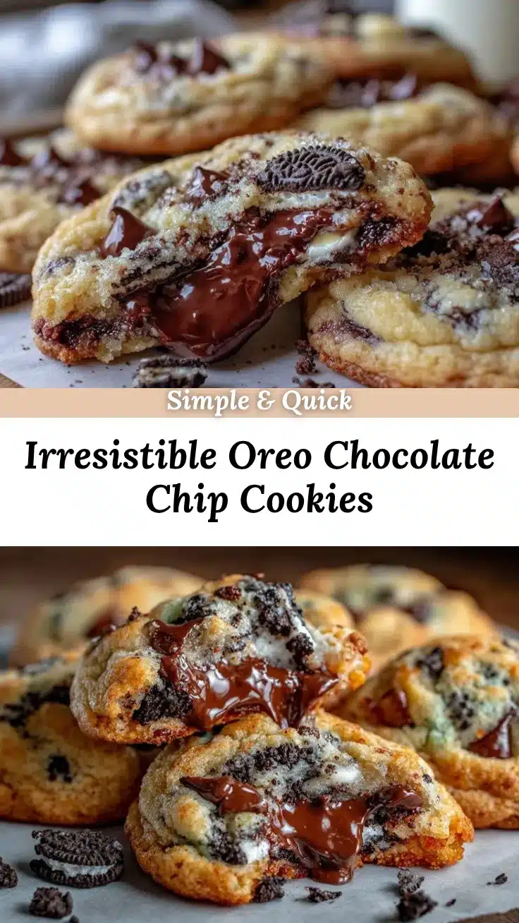 Oreo Chocolate Chip Cookies recipe