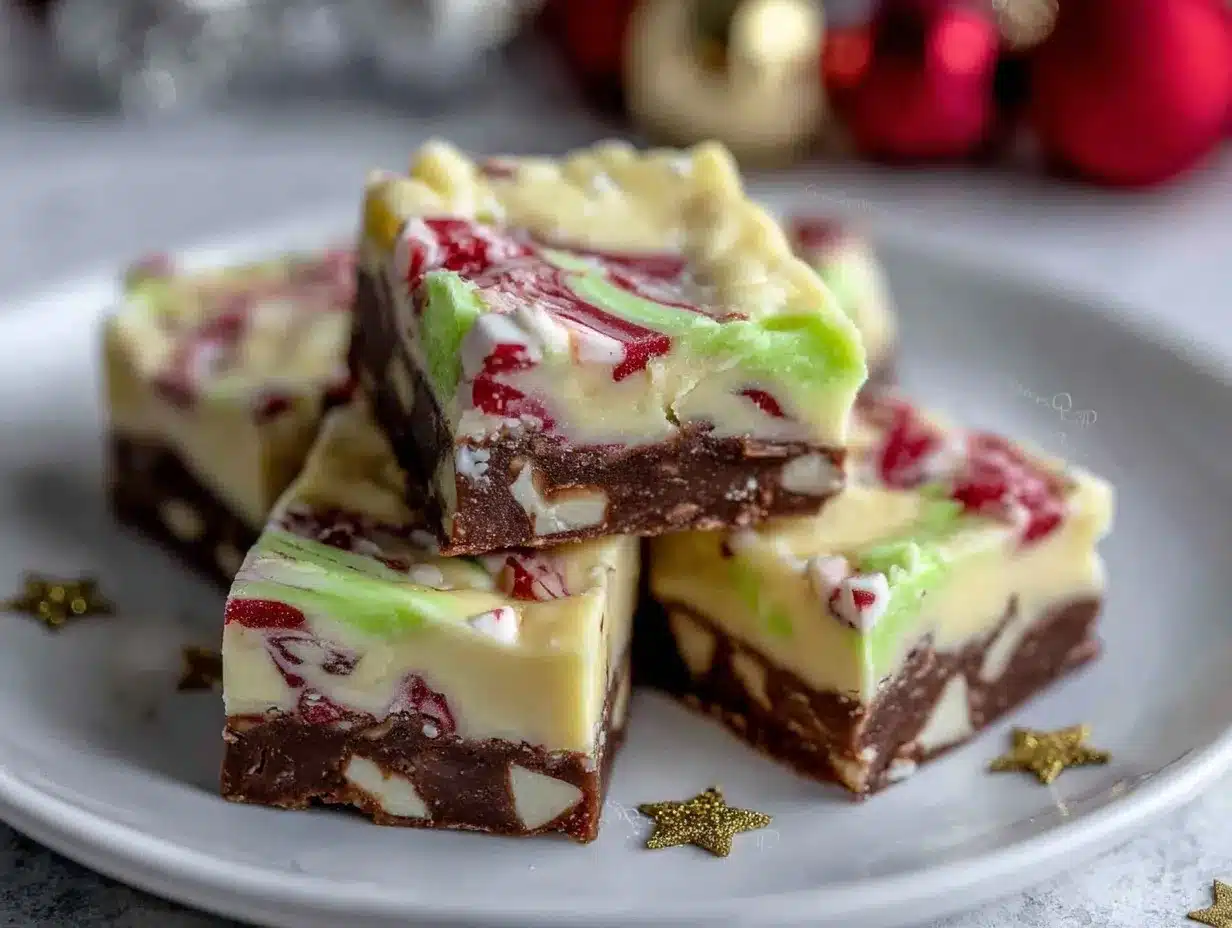 peppermint bark fudge preparation steps