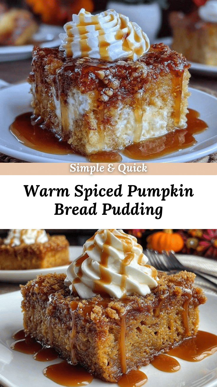 pumpkin bread pudding recipe