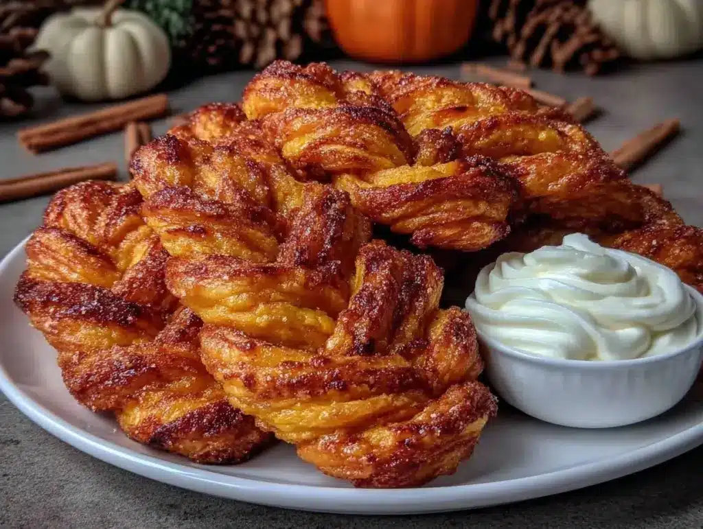 pumpkin pie twists - featured image