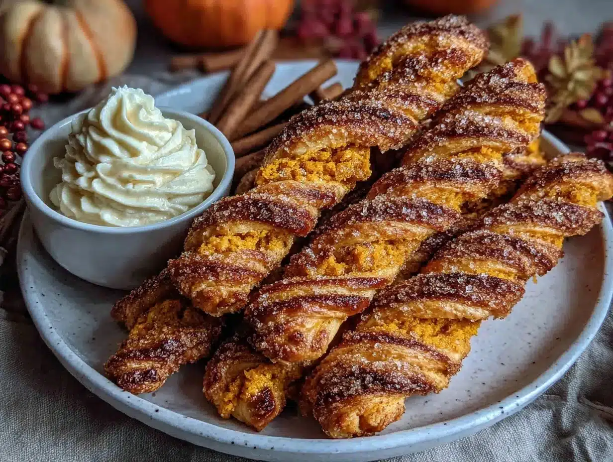 pumpkin pie twists preparation steps