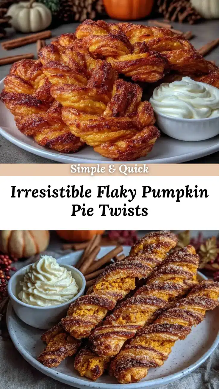 pumpkin pie twists recipe