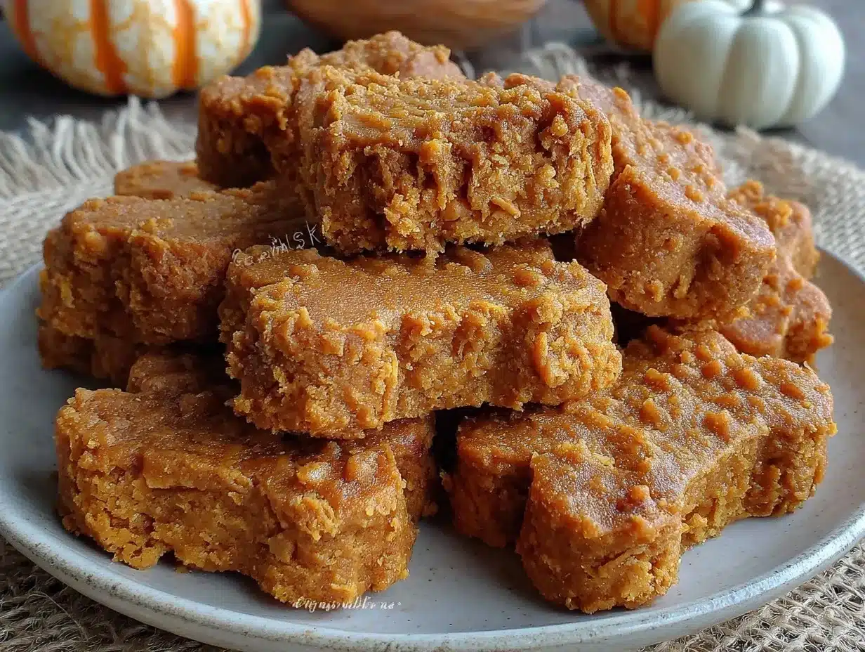 Pumpkin Spice Peanut Butter Dog Treats preparation steps