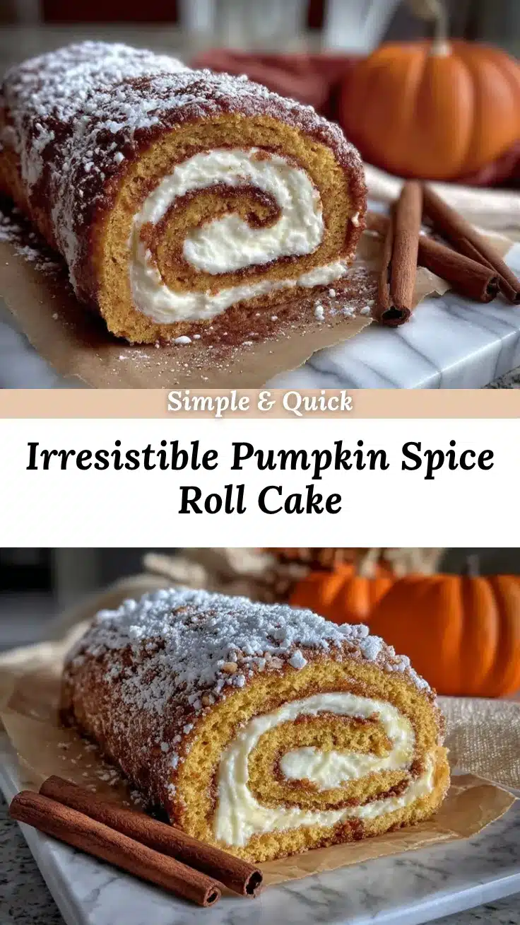 pumpkin spice roll cake recipe