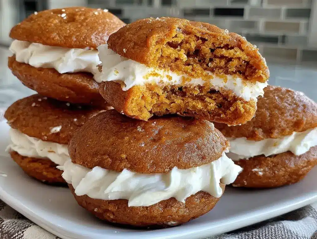 pumpkin spice whoopie pie - featured image