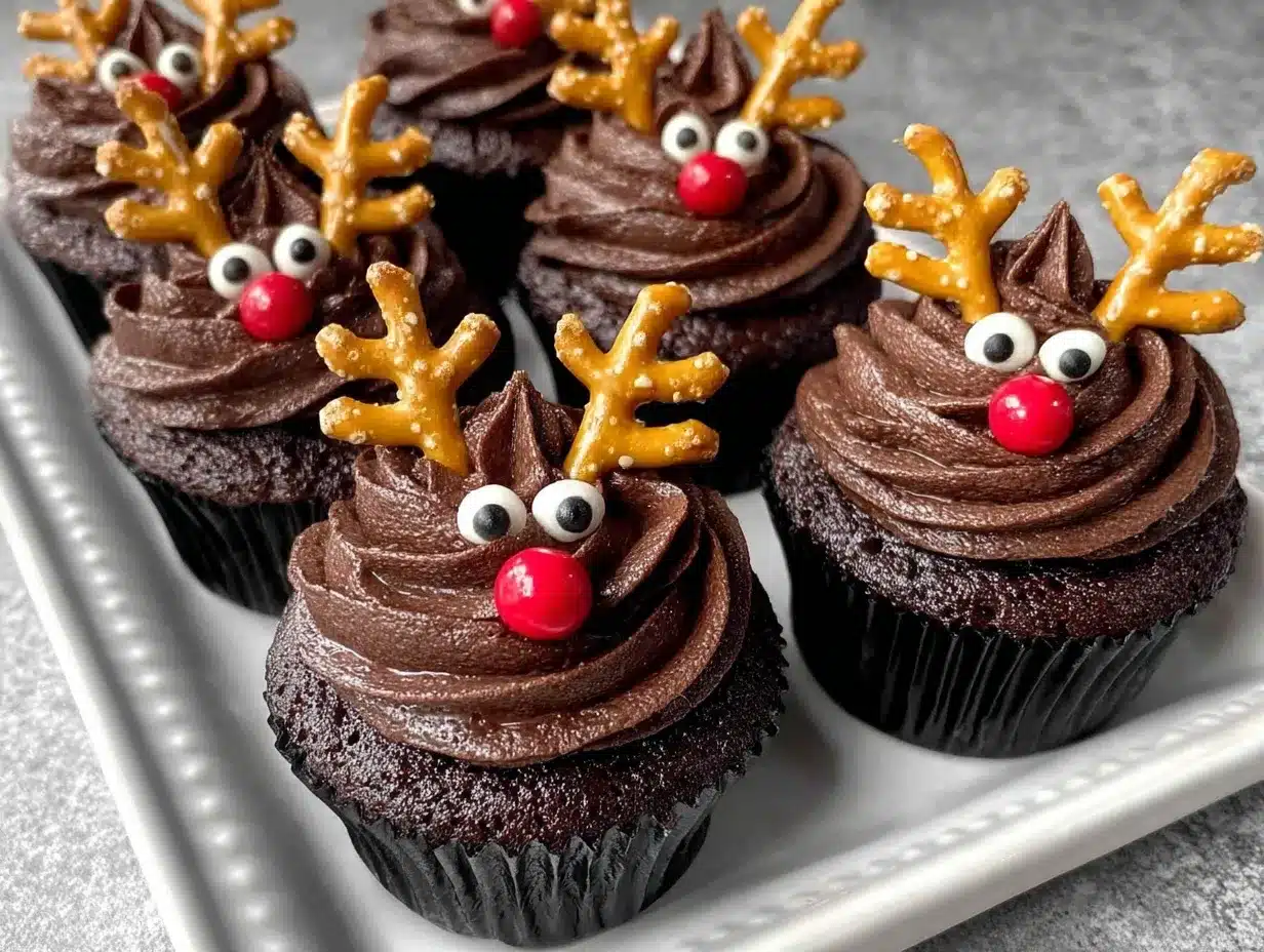 Reindeer Cupcakes preparation steps