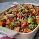 roasted veggie casserole - featured image