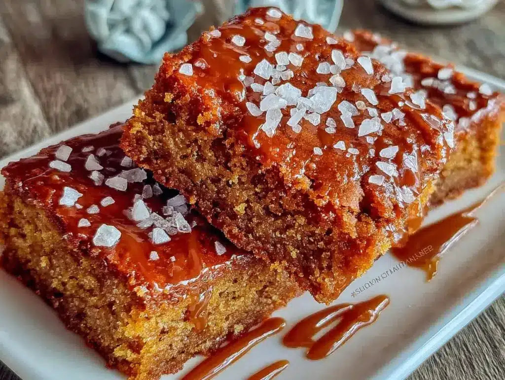 salted maple pumpkin blondies - featured image