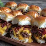 sheet pan bacon cheeseburger sliders - featured image