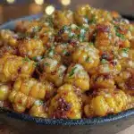 skillet corn with honey butter - featured image