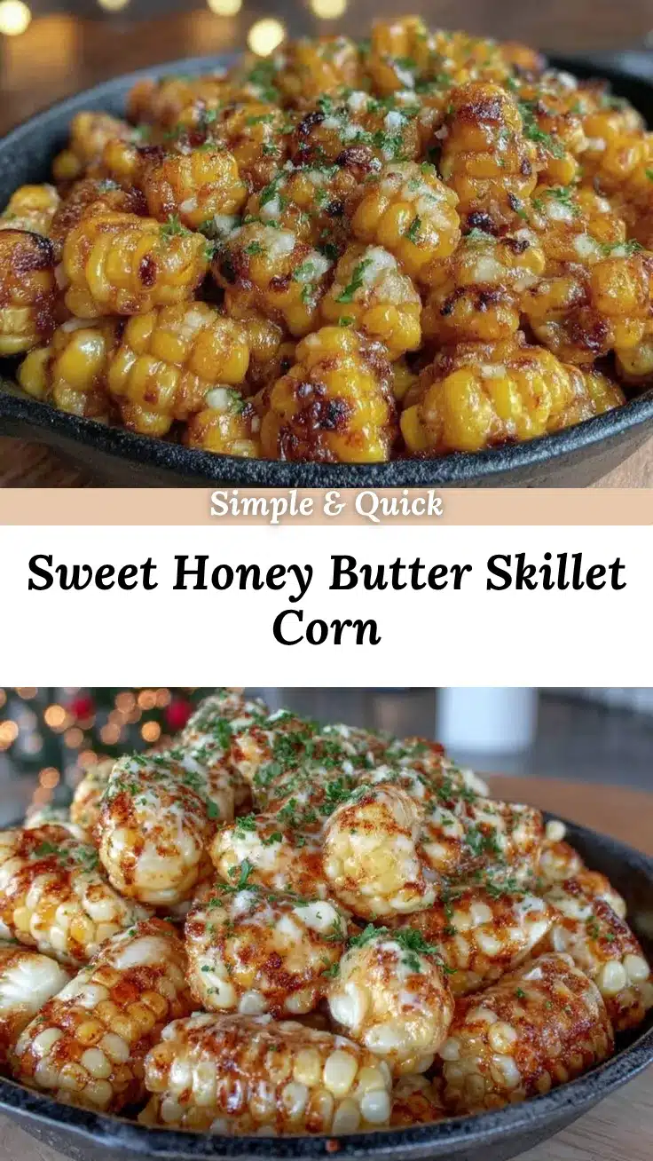skillet corn with honey butter recipe